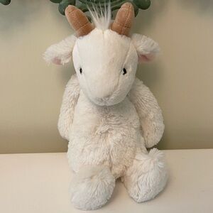 Jellycat medium bashful goat stuffed animal plush toy